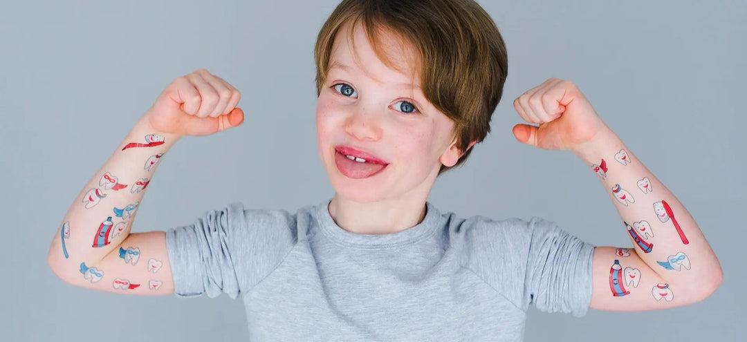 Chez le dentiste : Autocollants Dentaires Amusants pour Enfants