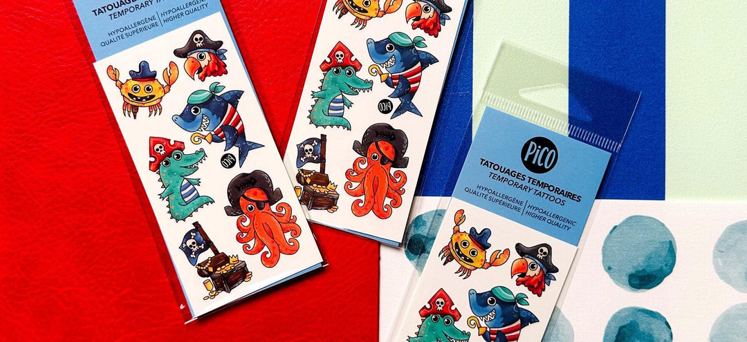 Embarquez pour des aventures pirates - PiCO Tatoo