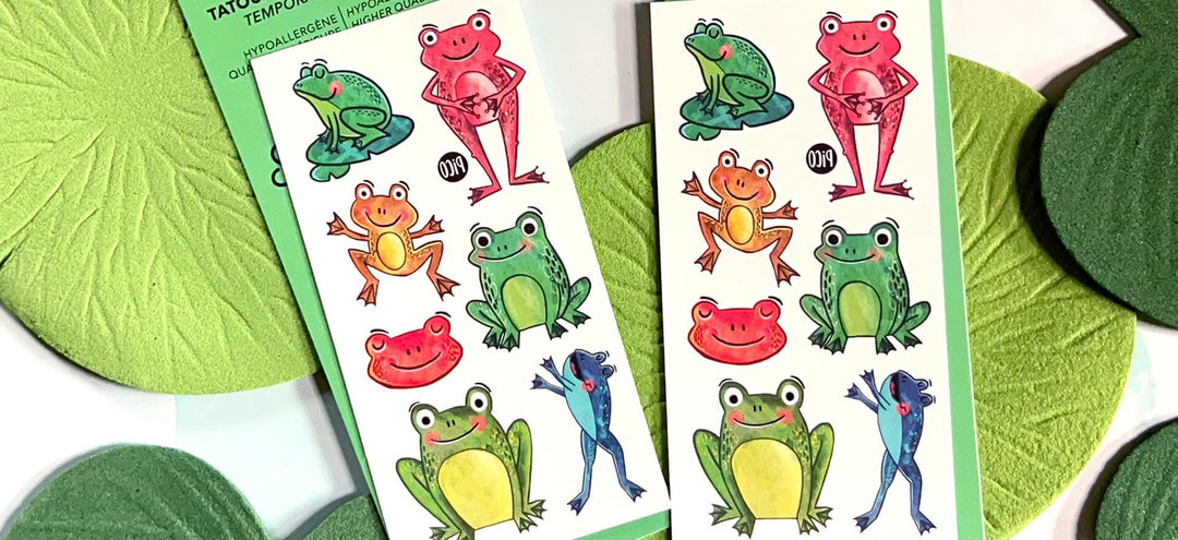 Collection printemps : autocollants, tatoos et affiches à colorier - PiCO Tatoo