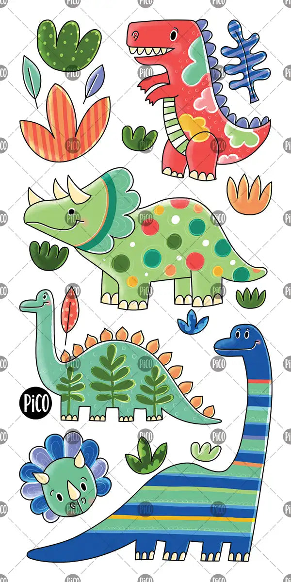 Colorful Dinos