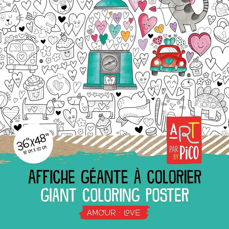 Coloriage géant de l&