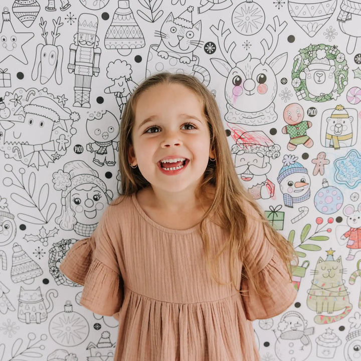 Giant Coloring Page - Christmas