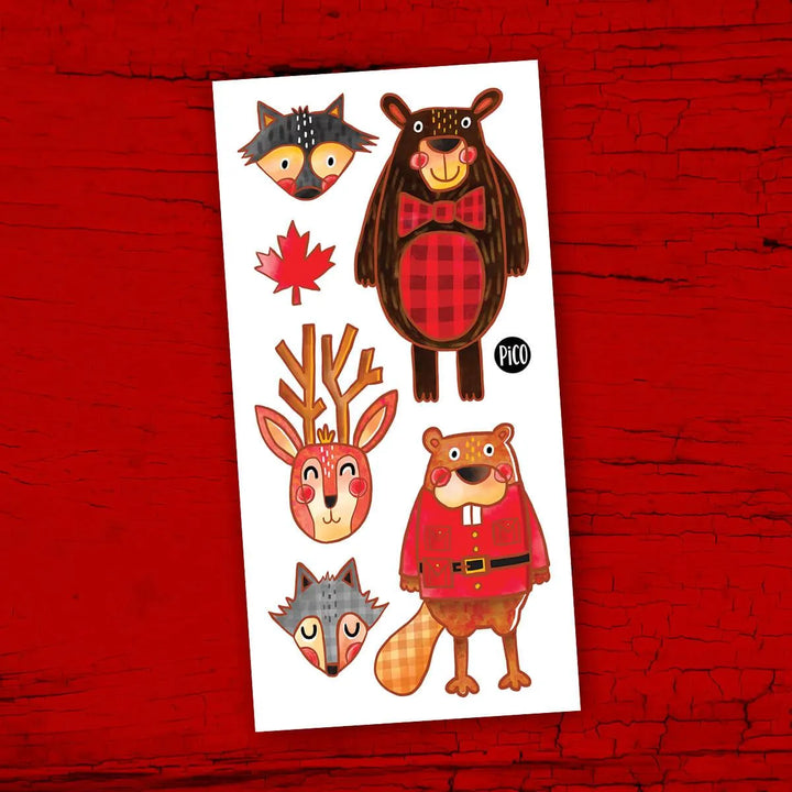 Promo de Noël - Ensemble de 6 tatouages hivernaux Tatouages temporaires PiCO Tatoo