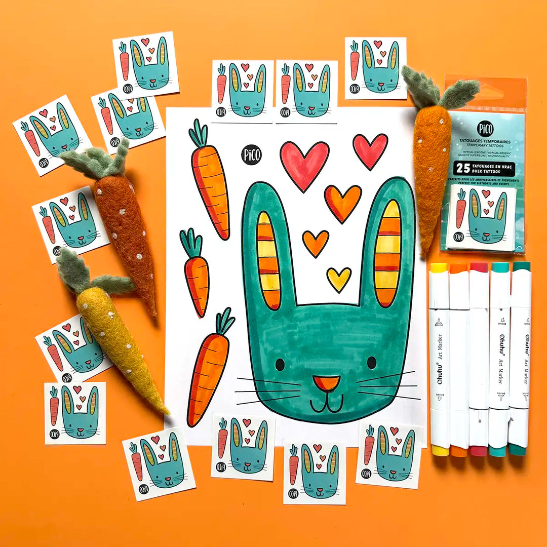 Free coloring page - The Easter Bunny