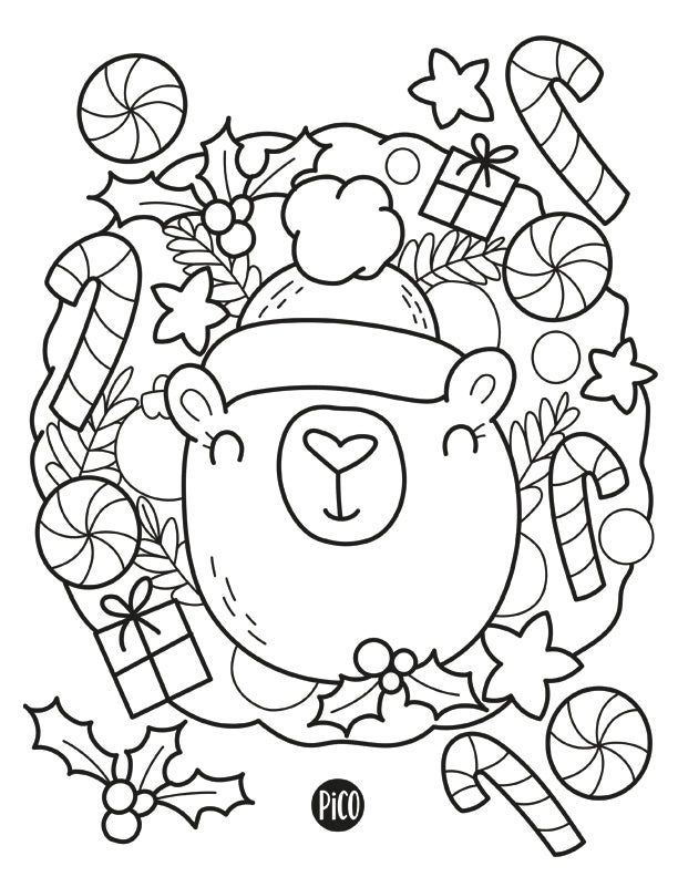Coloriage gratuit - L'ours couronné