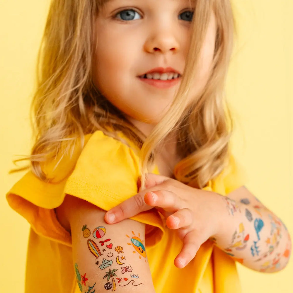 Les doodles d'été Tatouages temporaires PiCO Tatoo