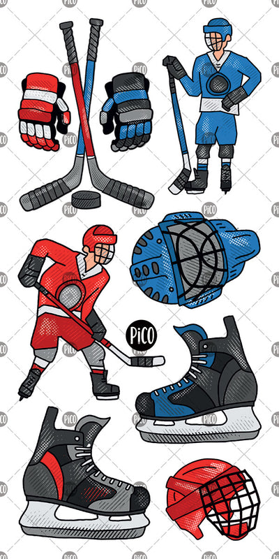 Tatouages temporaire de hockey de la compagnie québécoise PiCO Tatoo