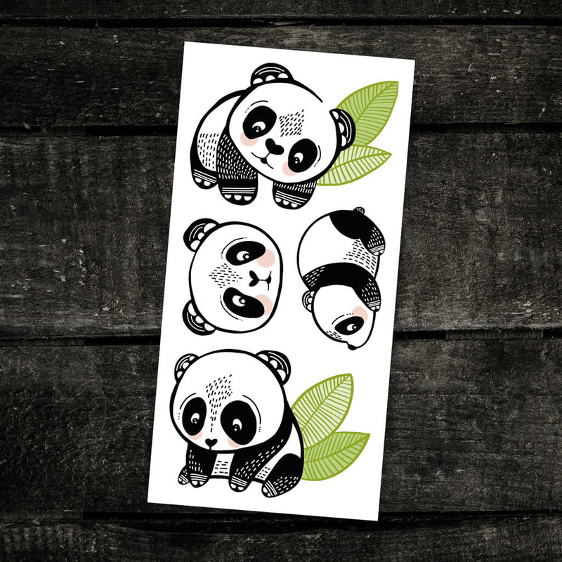 PiCO Tatoo, tatouages temporaires les pandas.