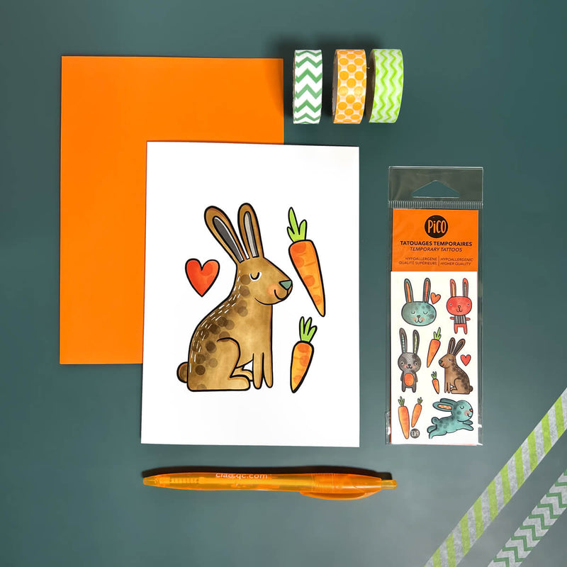 Greeting card - The Soft Rabbits